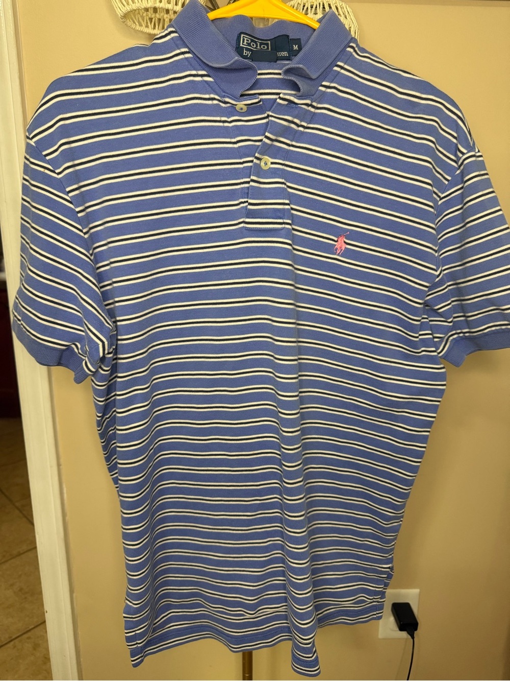Ralph Lauren Blue Striped Polo